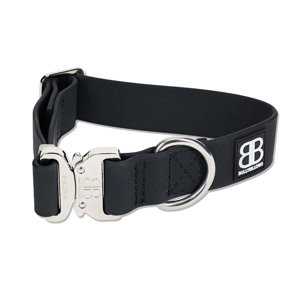 Ошейник Billowthane Combat PLATINUM 4 см BullyBillows