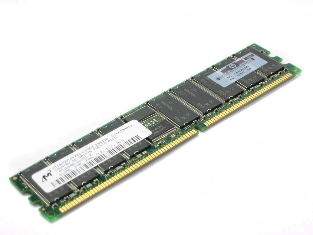 Оперативная память HP 512MB DDR 200MHz C12 ECC PC1600r-2220-b2 Compaq 175918-042