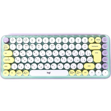 Клавиатура Logitech POP Keys - DAYDREAM MINT - RUS. (механическая, беспроводная 2.4 GHz, Bluetooth)
