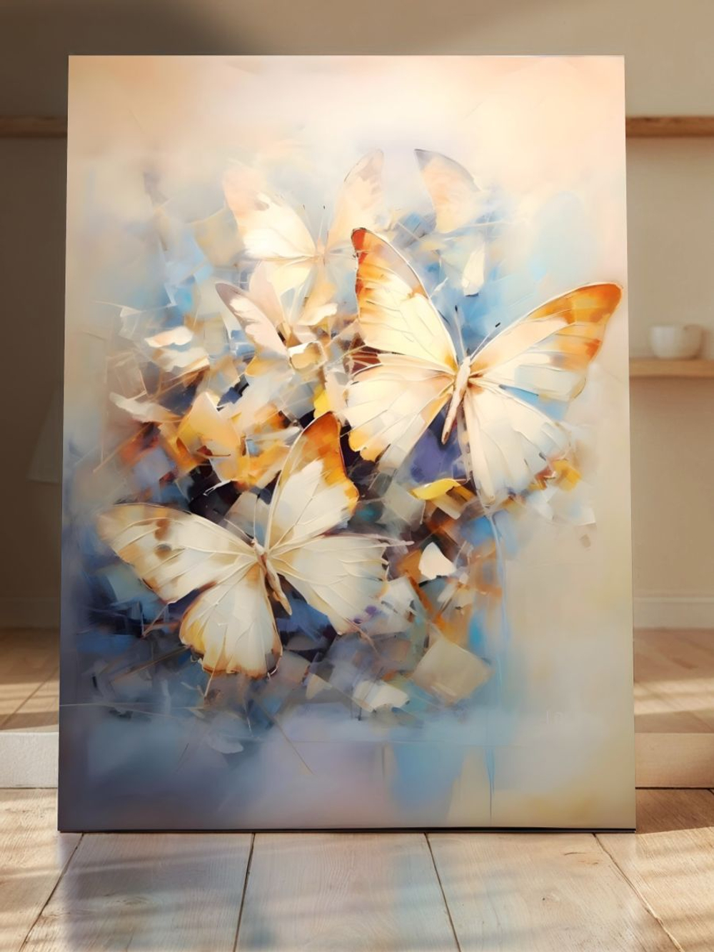 "Королева бабочек", 40 см х 40 см