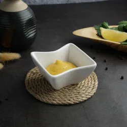 Соусник 80 мл 8*8 см h4,2 см Mini Mix квадратный белый фарфор P.L. Proff Cuisine [6]