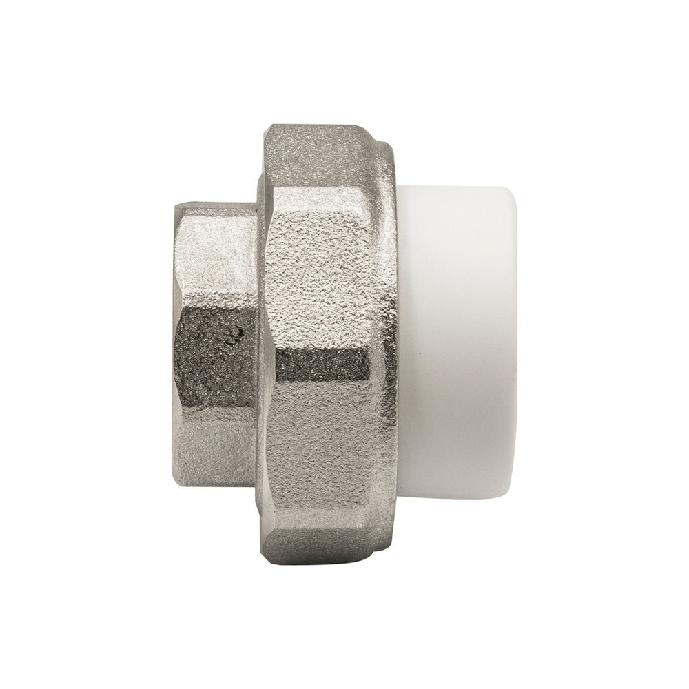 Муфта комб. разъемная, вн 25х3/4" EVER®  БЕЛЫЙ (Россия)