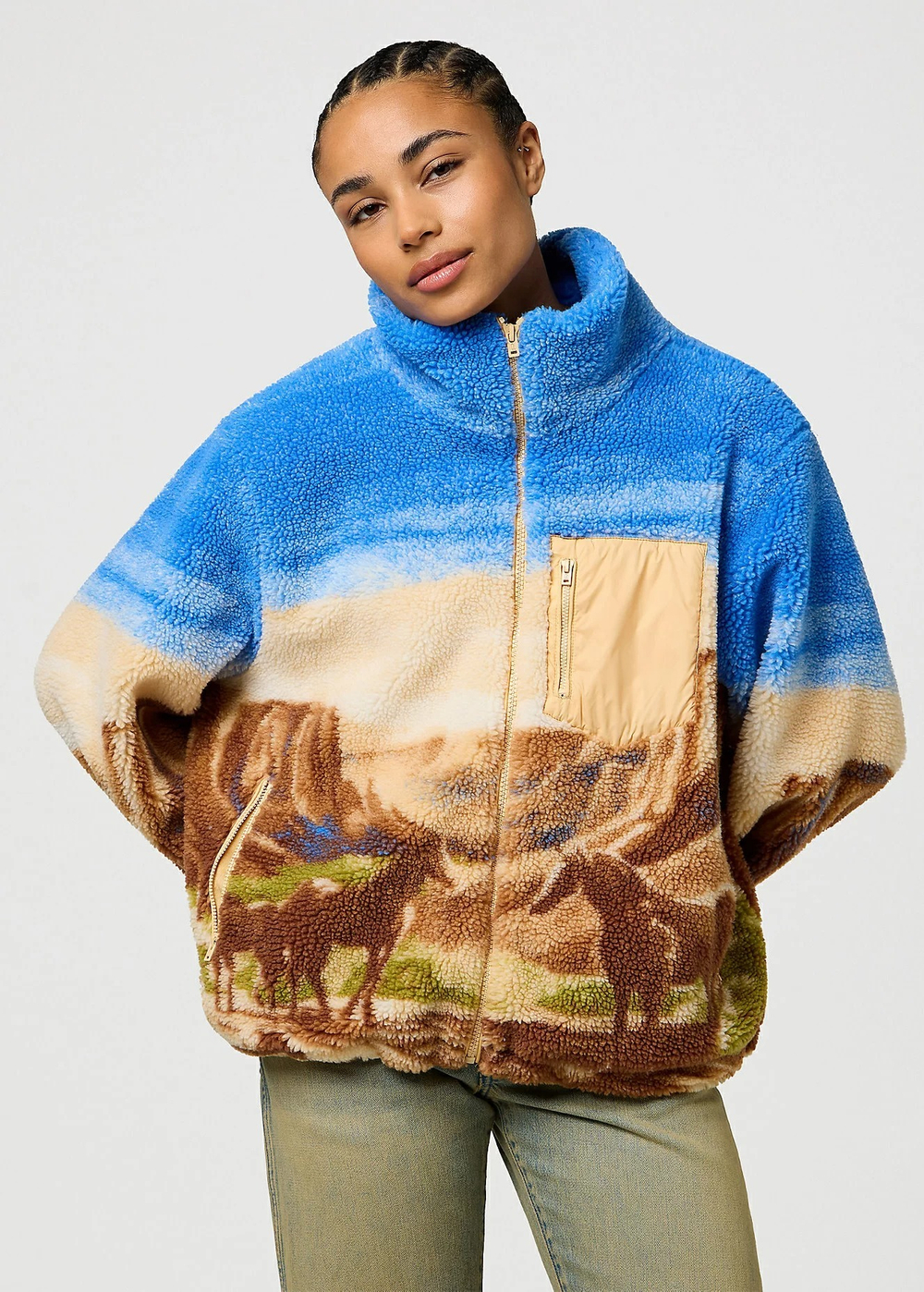 Толстовка женская WRANGLER TRANSITIONAL FLEECE