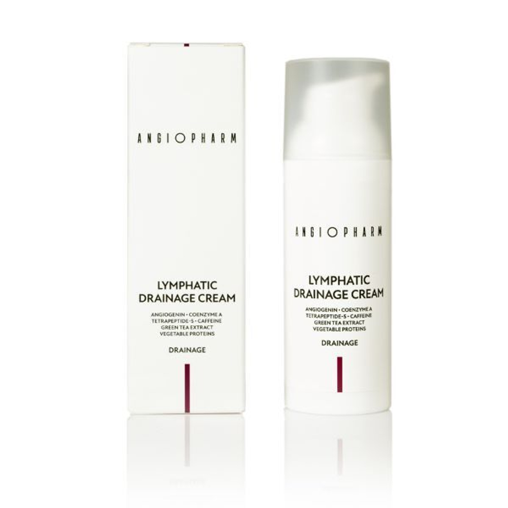 ANGIOPHARM ЛИМФОДРЕНАЖНЫЙ КРЕМ ДЛЯ ЛИЦА, 50 мл | LYMPHATIC DRAINAGE СREAM