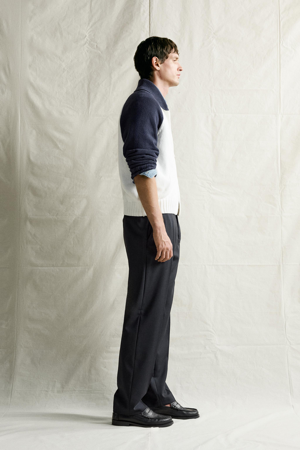 КАРДИГАН RELAXED FIT В СТИЛЕ COLOR BLOCK — ZARA