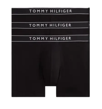 Мужские спортивные боксеры Tommy Hilfiger Stretch Cotton Trunks 3P - black/black/black