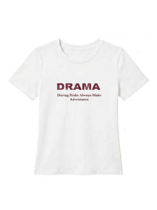 Футболка приталенная "Drama"
