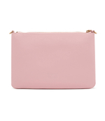 Кожаный клатч flat classic seta Pinko - розовый(100455 A0F1)