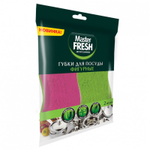 Master fresh Губки для посуды Фигурные 2шт