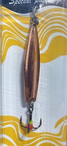 35 Блесна зимняя KDF Minkur 130-8025 4 гр 45 мм цв copper