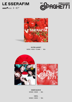 [Винил] LE SSERAFIM - SPAGHETTI (Vinyl ver)