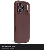 Чехол Decoded Leather Case для iPhone 18 Pro / 17 Pro Chocolate Brown