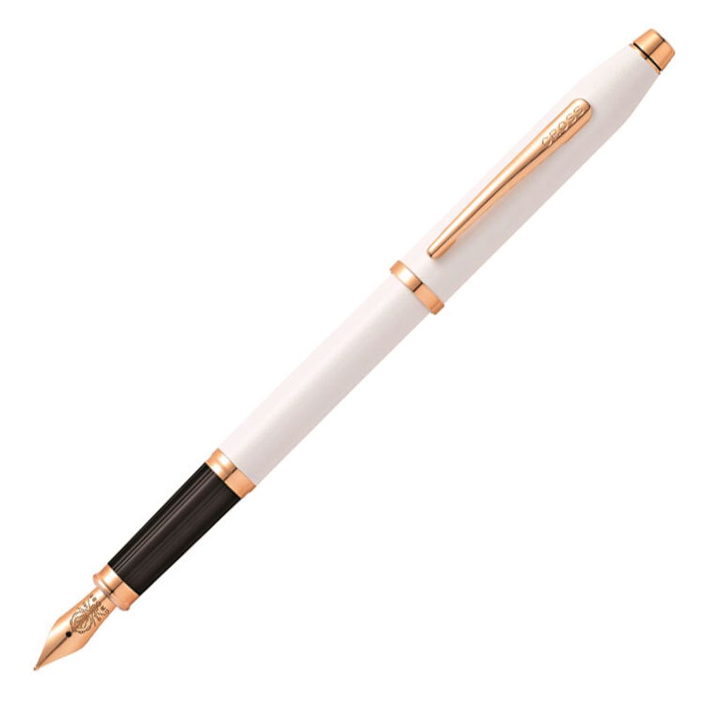 Перьевая ручка Cross Century II Pearlescent White Lacquer с пером M (AT0086-113MF)