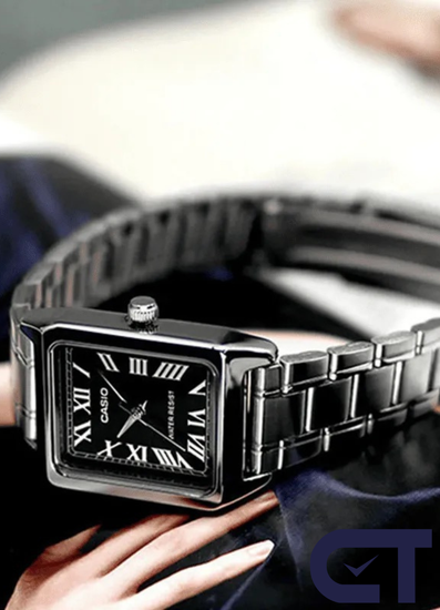 Casio LTP-V007D-1B женские часы с металлическим браслетом