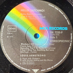 Louis Armstrong ‎– Hello Satchmo - His Golden Favorites (Германия 1974г.)