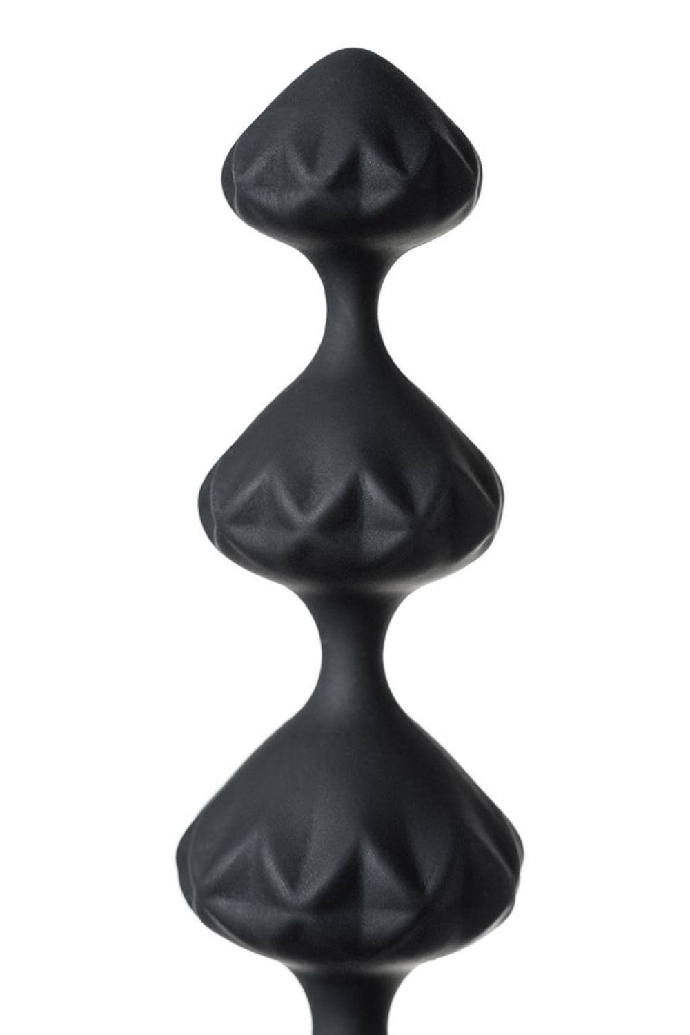 Набор из 2 чёрных анальных цепочек Satisfyer Love Beads (Цвет: черный)