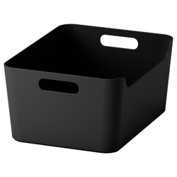 IKEA UPPDATERA  (ИКЕА УППДАТЕРА)  -  Контейнер - антрацит 34x24 см