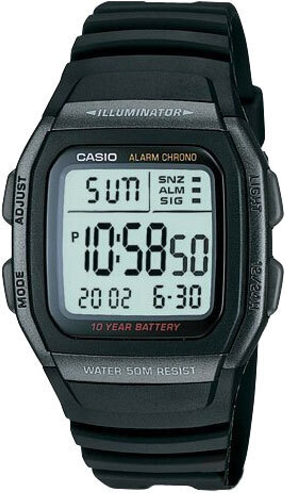 Мужские наручные часы Casio Collection W-96H-1B