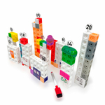 Соединяющиеся кубики "Numberblocks", с карточками. От 11 до 20" Learning Resources LSP0950-UK