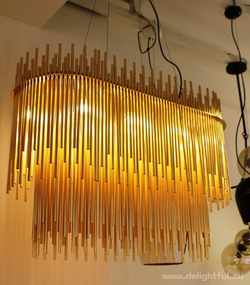 люстра VISTOSI  Diadema ( 60 cm +gold + oval )