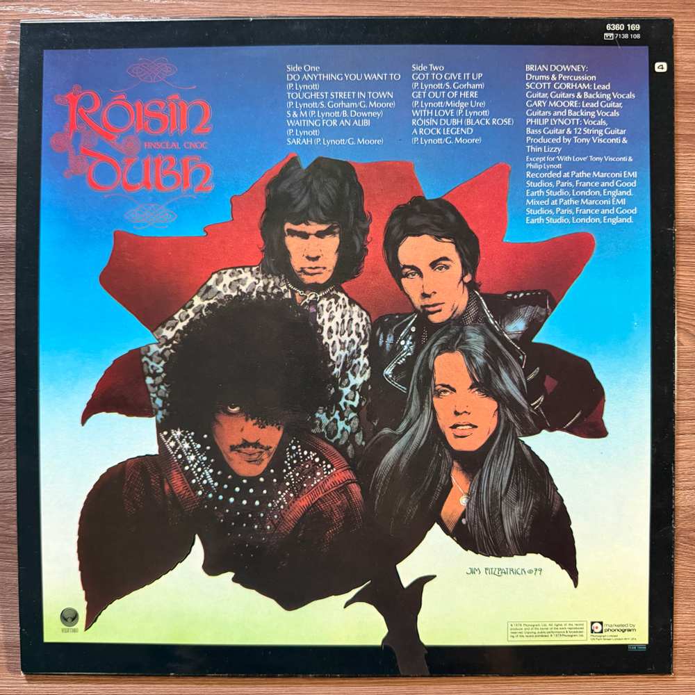 Thin Lizzy ‎– Black Rose (Скандинавия 1979г.)
