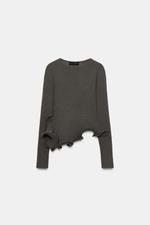 СВИТЕР С ВОЛАНОМ — ZARA