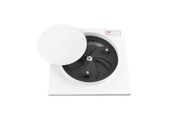 Диффузор теневой Visioner TDGK125/150 приточно-вытяжным вентилятором под гипсокартон с регулировкой потока воздуха D125 мм