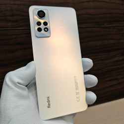 Крышка для Redmi Note 12 Pro 4G - оригинальная задняя стеклянная панель (белого цвета)