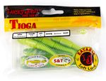Мягкая съедобная приманка LJ Pro Series Tioga 3.4 in (86 мм), цвет T57, 6 шт