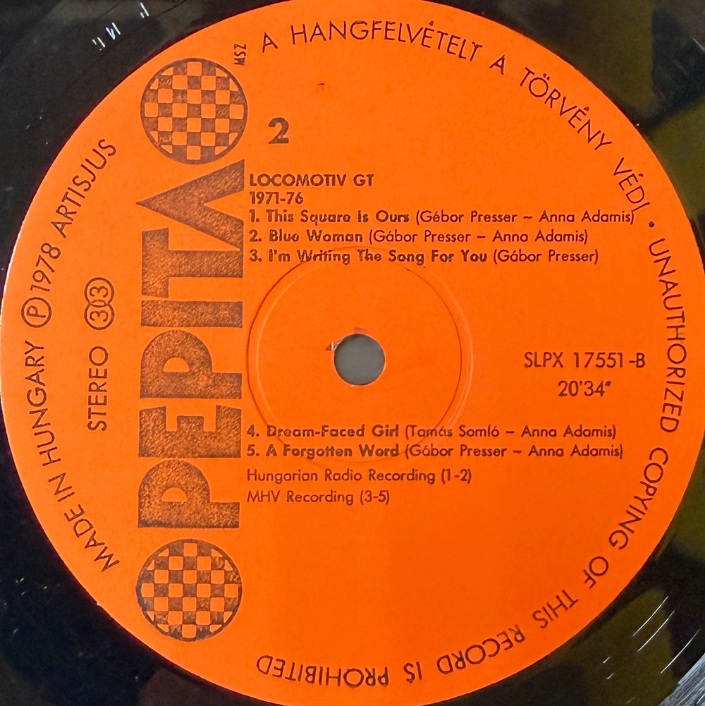 Locomotiv GT – Aranyalbum 1971-76 2LP (Венгрия 1978г.)