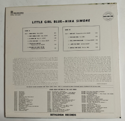 Винтажная виниловая пластинка LP Nina Simone Little Girl Blue (Japan 1981) (No Obi)