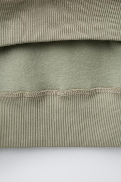 ZARA БАЗОВАЯ ТОЛСТОВКА, БЕЖЕВЫЙ/ЗЕЛЕНЫЙ