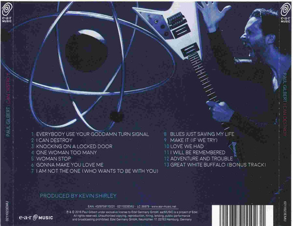 Paul Gilbert / I Can Destroy (CD)