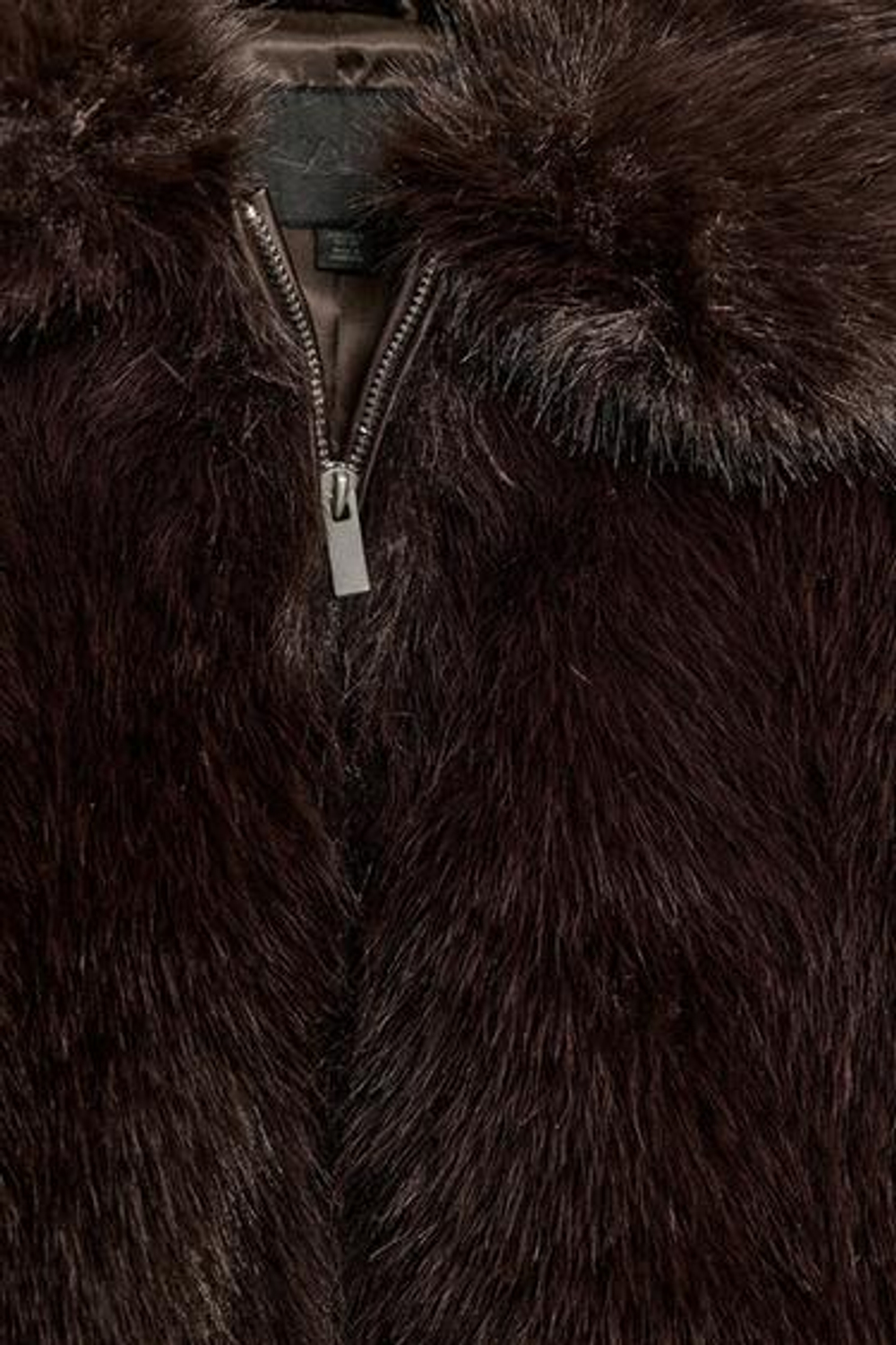 Короткое искусственное меховое пальто - ZARA