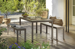 Скамейка металлическая Nardi Rio Bench, тортора