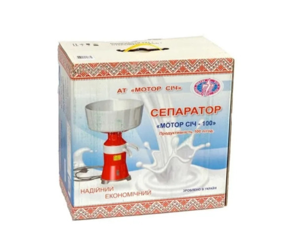 Сепаратор (сливкоотделитель) Мотор-Сич СЦМ 100-18 МЕТАЛЛ, для молока электрический, домашний, бытовой. Украина