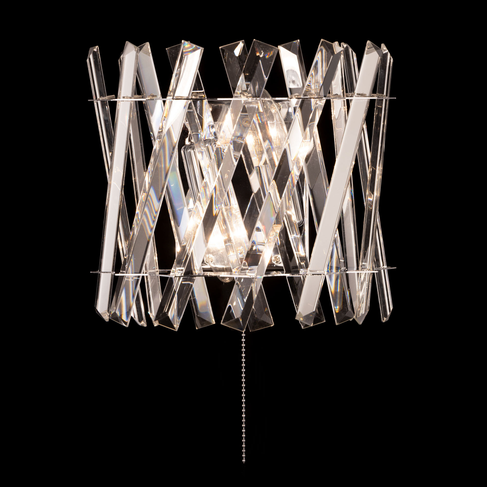 Citilux Ингвар CL334421 Бра хрустальное с выключателем Хром