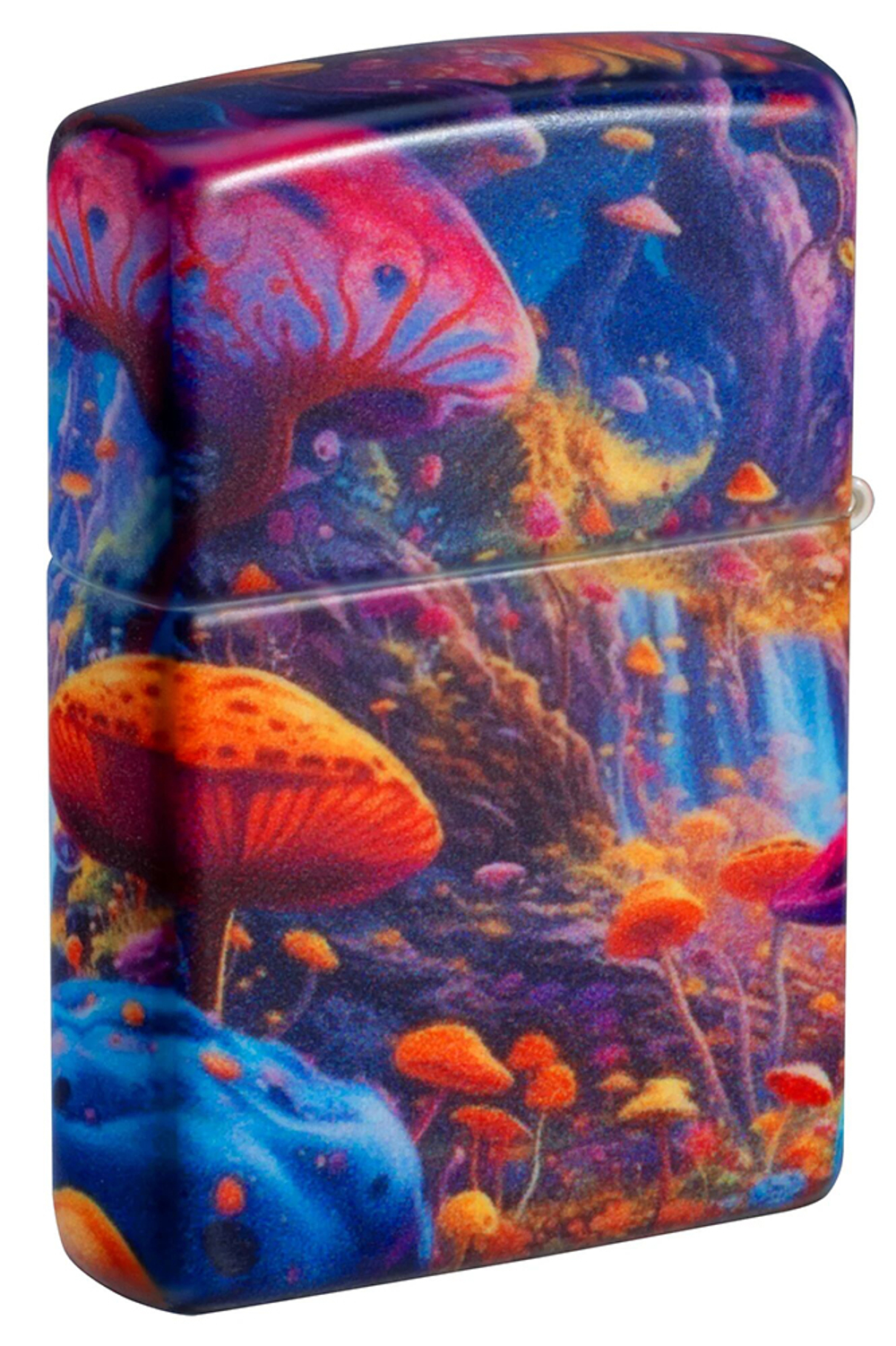 Зажигалка ZIPPO Mushroom Forest Design с покрытием 540 Matte, латунь/сталь, разноцветная, матовая, 3