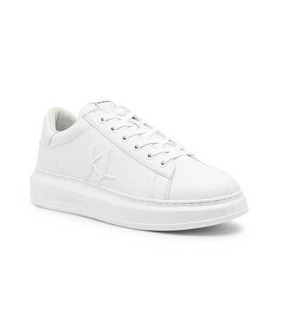 Кожаные кроссовки monogram injekt Karl Lagerfeld - белый(KL52515)