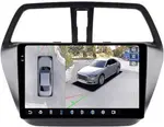 Магнитола для Suzuki SX4 2 2013-2021 - FarCar BX337M-360 монитор 9.5" 2K QLED на Android 13, Быстрая, CarPlay, 4G SIM-слот, 4 камеры в комплекте