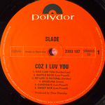 Slade ‎– Coz I Luv You (Германия 1972г.) Т