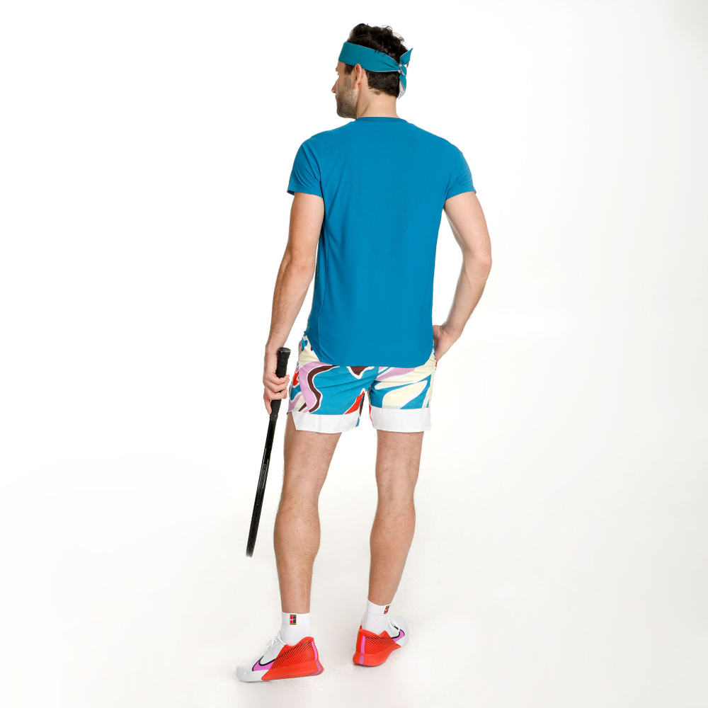 Мужское теннисное поло Nike Dri-Fit Court Slam Ultra MB Polo Men - Petrol