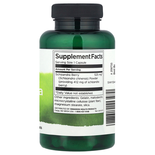 Swanson Vitamins, Full Spectrum® ягоды лимонника, 525 мг, 90 капсул