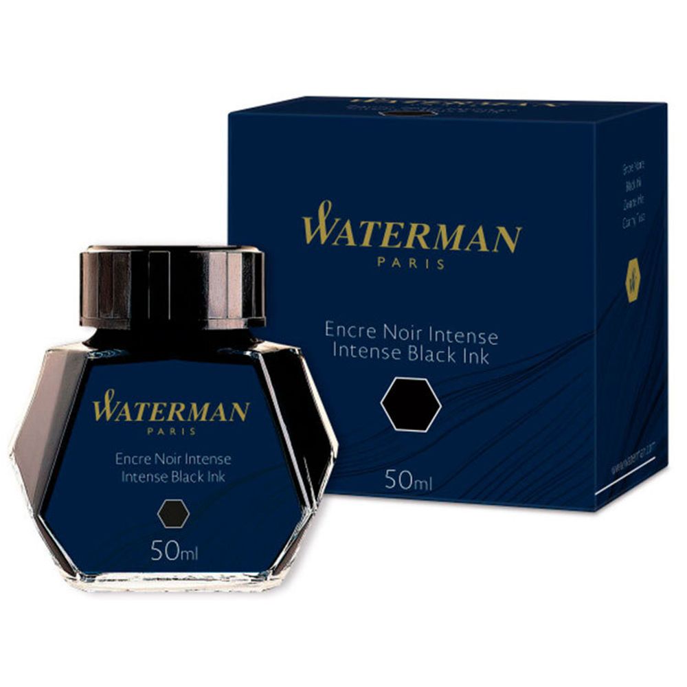 Флакон с чернилами Waterman для перьевой ручки Black (S0110710)