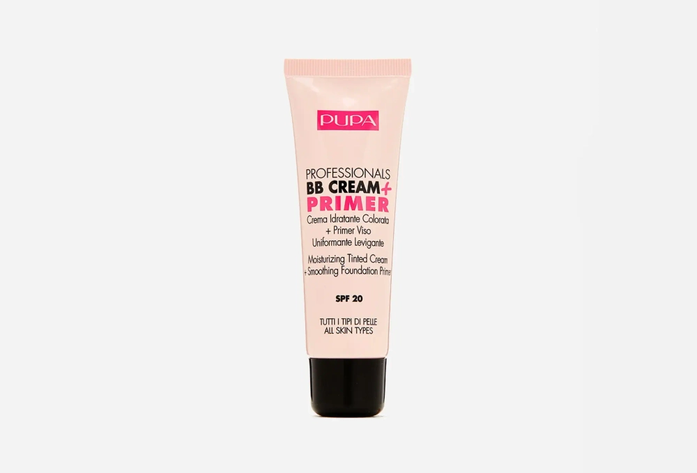 Pupa BB Cream + Primer 001 Увлажняющий крем-тон