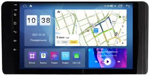Магнитола для Volkswagen Polo, Skoda Rapid 2020+ - Parafar PF868FHD на Android 13, CarPlay, 4G SIM-слот