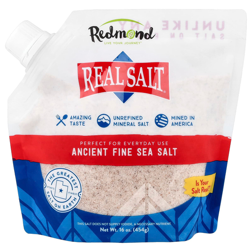 Redmond, Real Salt®, Ancient Fine Sea Salt, 16 oz (454 g)