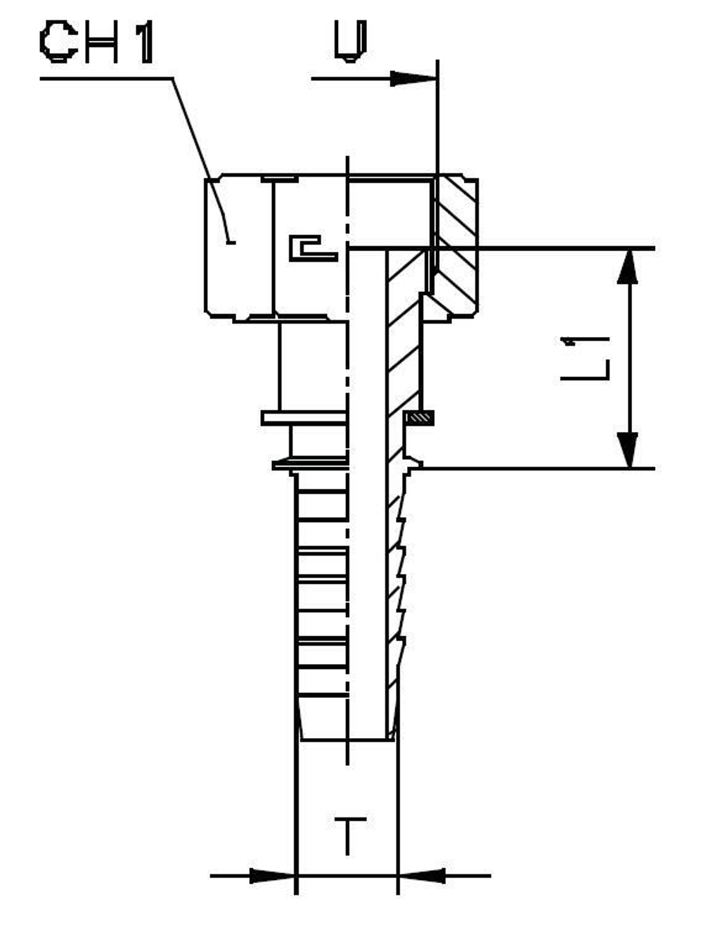 Фитинг DN 10 ORFS (Г) 13/16