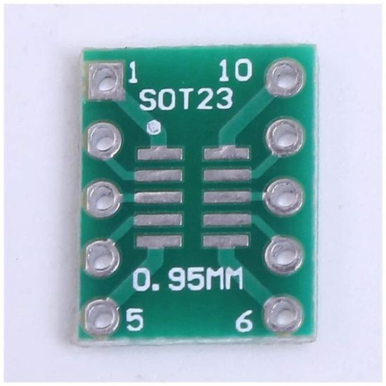 Печатная плата SOT23 MSOP10 UMAX DIP10 0.5mm/0.95mm
