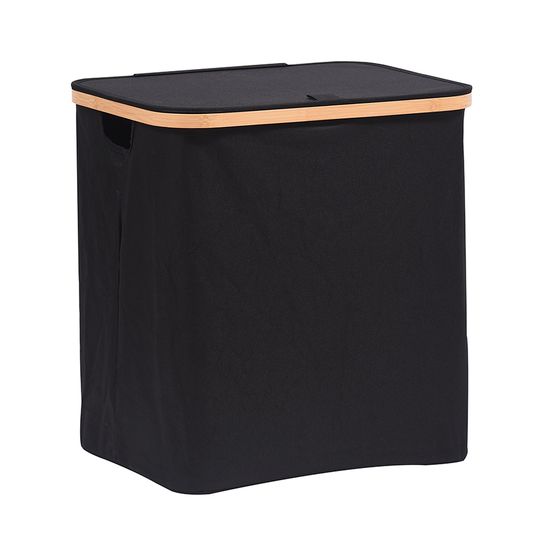Корзина для белья neat mid, 40x33x43 см, черная